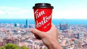 Imagen promocional de Tim Hortons, que abrirá una cafetería en Barcelona / TIM HORTONS