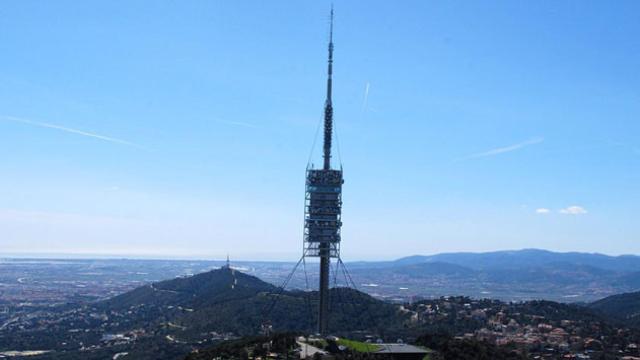 La Torre de Collserola de Barcelona, una de las principales infraestructuras de telecomunicaciones de Cataluña. / CG