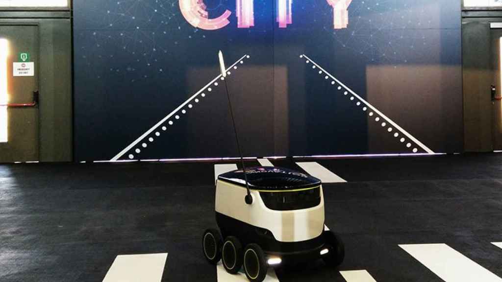 El robot repartidor desarrollado por la empresa Starship.