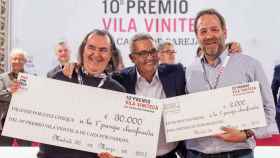 Los catadores de vinos que ganaron el concurso en 2009, Luis Gutiérrez e Ignacio Villalgordo / ABRAHAM CAROMARIN