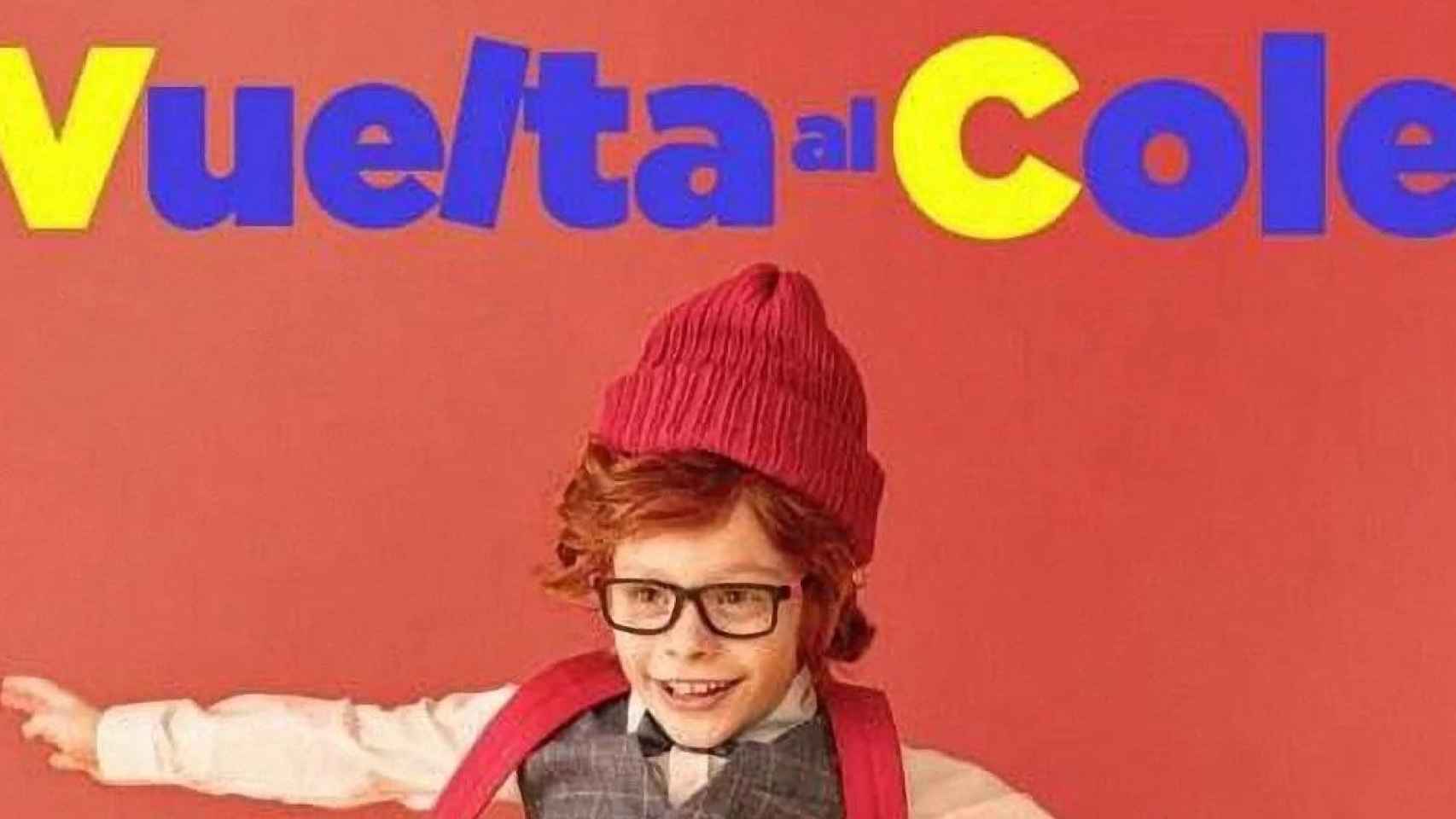 Detalle de la campaña de la 'vuelta al cole' de El Corte Inglés