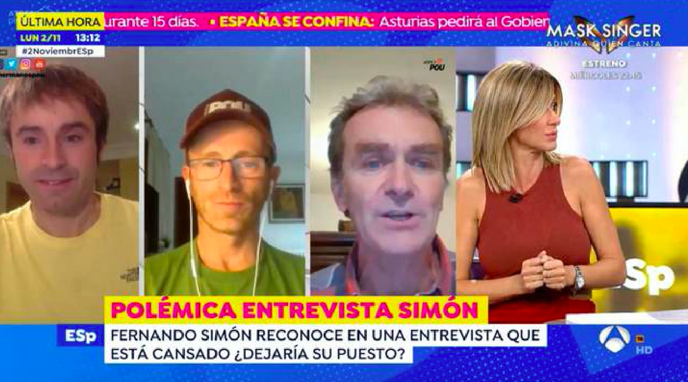 Susanna Griso arremete contra Fernando Simón por su comentario a las enfermeras / ATRESMEDIA