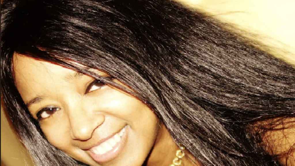 Una foto de archivo de la mujer fallecida, Stephanie Adams, que fue chica Playboy