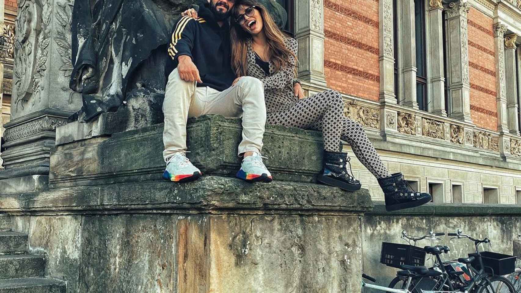 Sara Sálamo con Isco Alarcón en Berlín