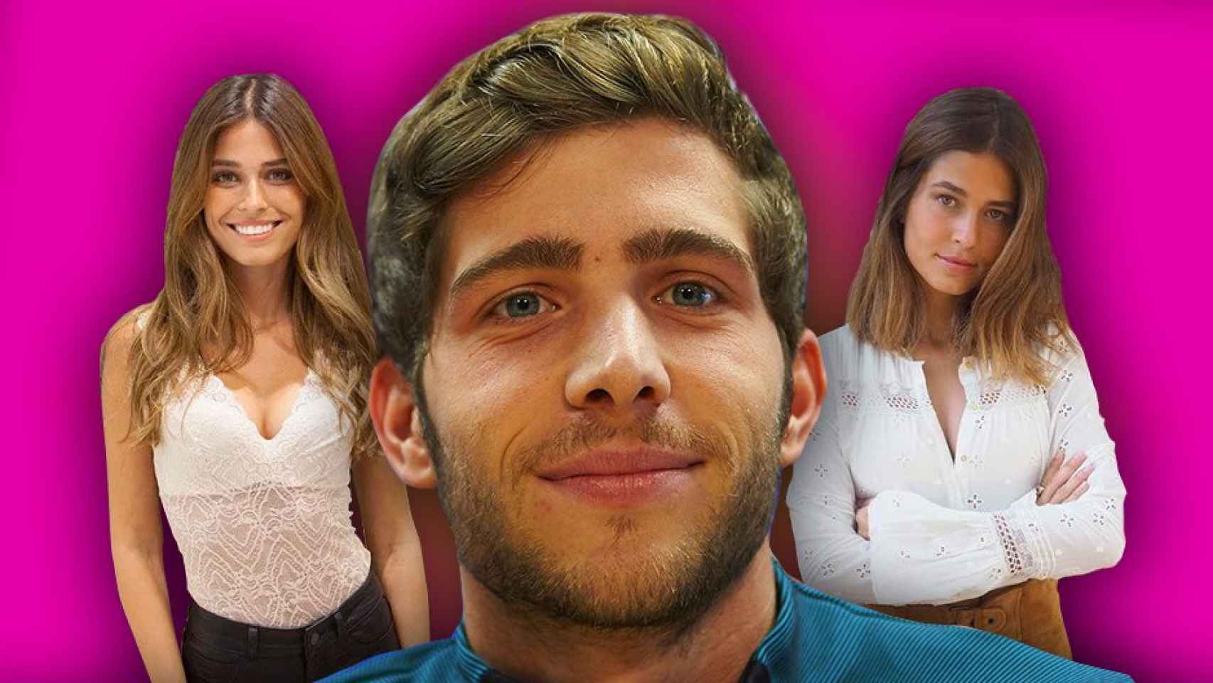 El futbolista del Barça Sergi Roberto y su mujer, Coral Simanovich / FOTOMONTAJE DE CULEMANÍA