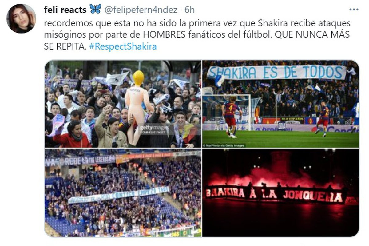 Shakira mensajes