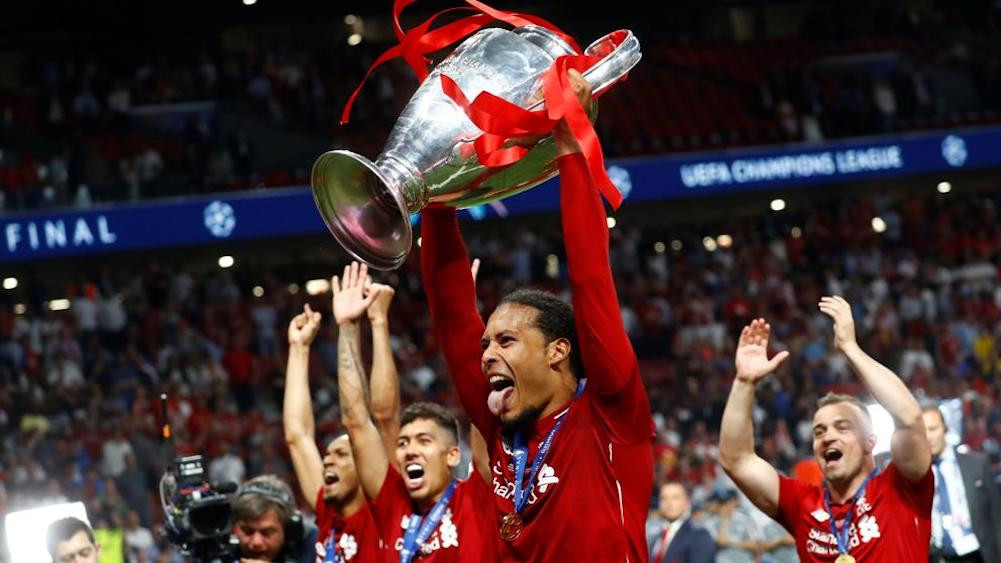 Una foto de Virgil Van Dijk tras ganar la Champions League ante el Tottenham / EFE