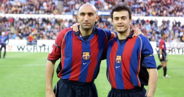 Abelardo compartió vestuario con Luis Enrique en el Barça | FCB