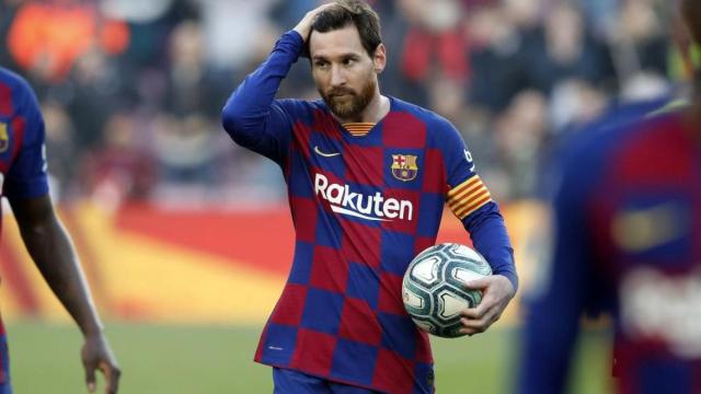 Leo Messi en un partido con el Barça /FCB
