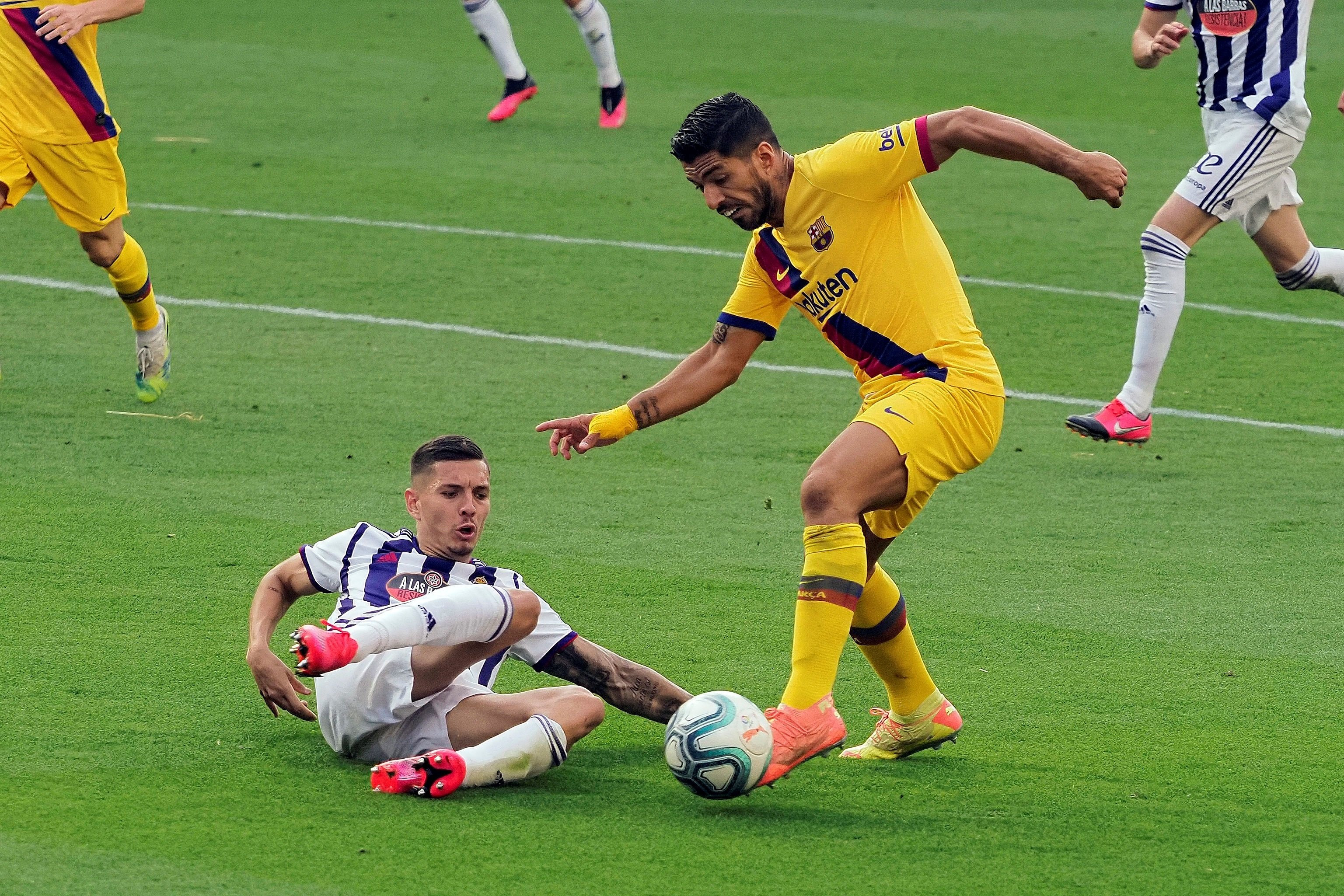 Luis Suárez durante el partido /EFE