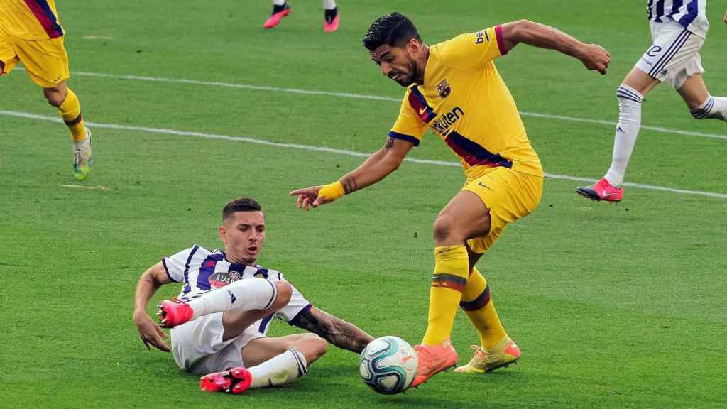 Luis Suárez durante el partido /EFE