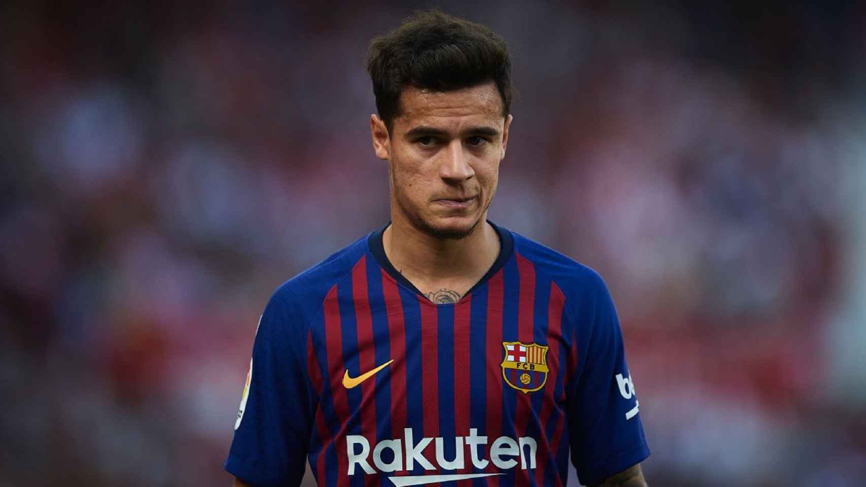 Philippe Coutinho en un encuentro con el FC Barcelona / EFE