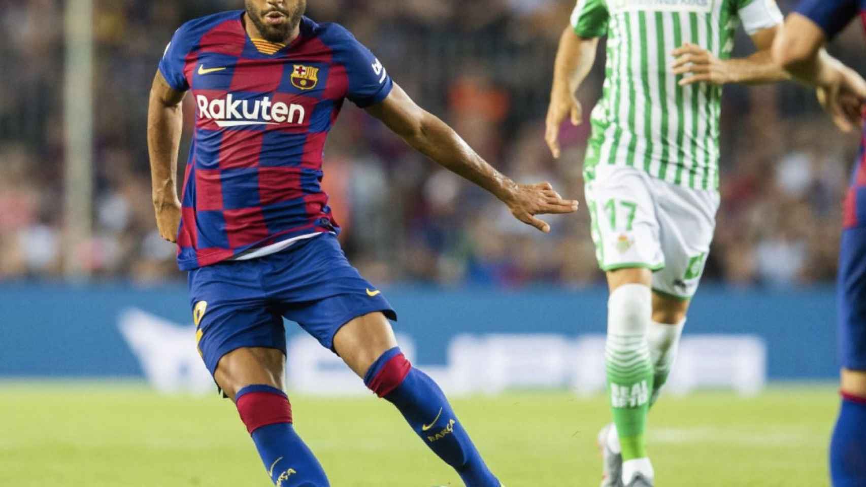 Una foto de Rafinha durante el Barça - Betis / EFE