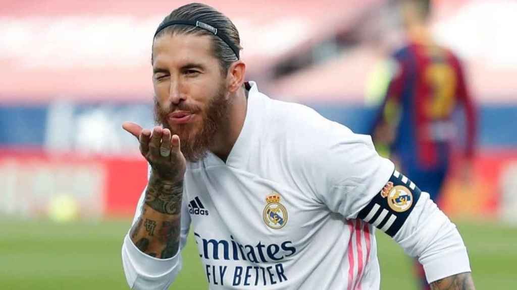 Sergio Ramos le dedica el gol en el clásico a su familia / REDES