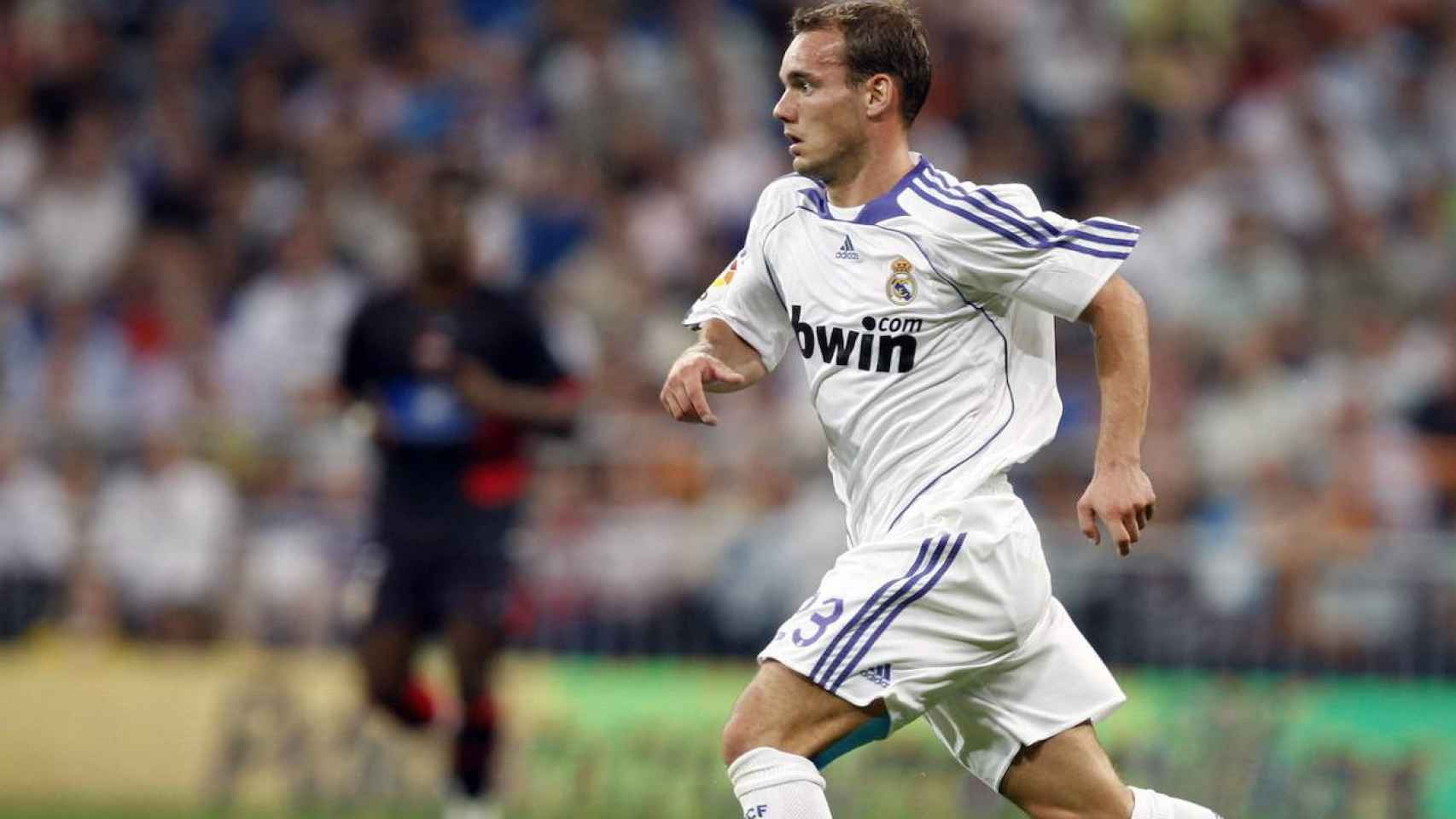 Wesley Sneijder en un partido del Real Madrid / EFE