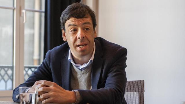 Eric Herrera durante la entrevista en las instalaciones de Crónica Global / CG