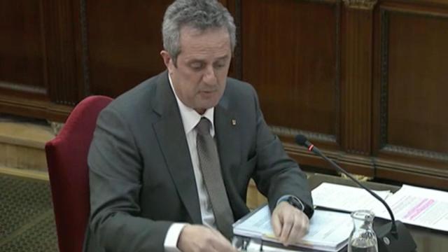 Joaquim Forn, exconsejero de Interior, en su declaración en el Tribunal Supremo