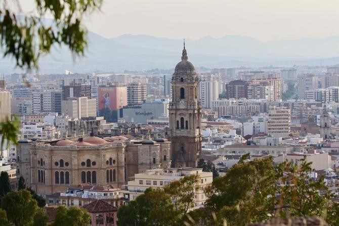 Vista de la ciudad de Málaga