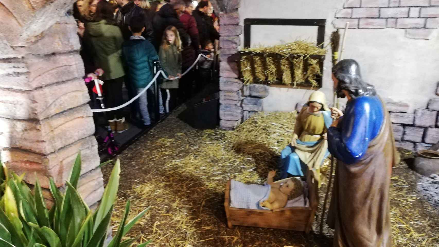 Pesebre Terrassa, asaltado la pasada madrugada por cuatro personas / REDES