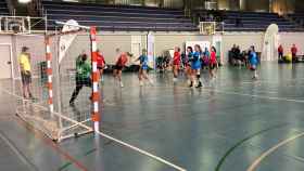 Partido de balonmano femenino de la Competición Universitaria de Cataluña 2018 / ECU