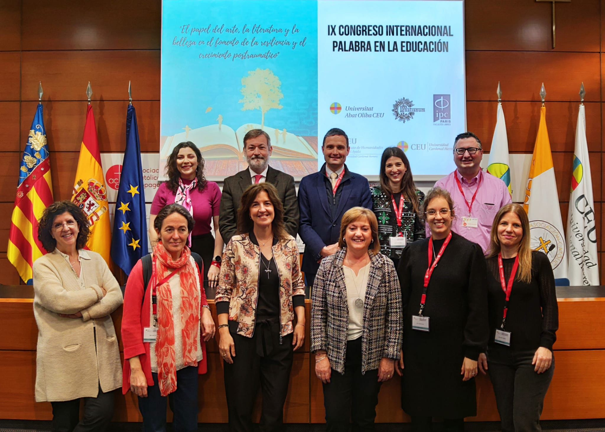 Miembros del grupo 'Familia, Educación y Escuela Inclusiva' (TRIVIUM) durante el último congreso de 'La Palabra en la Educación', celebrado en Valencia en 2022 / CEDIDA
