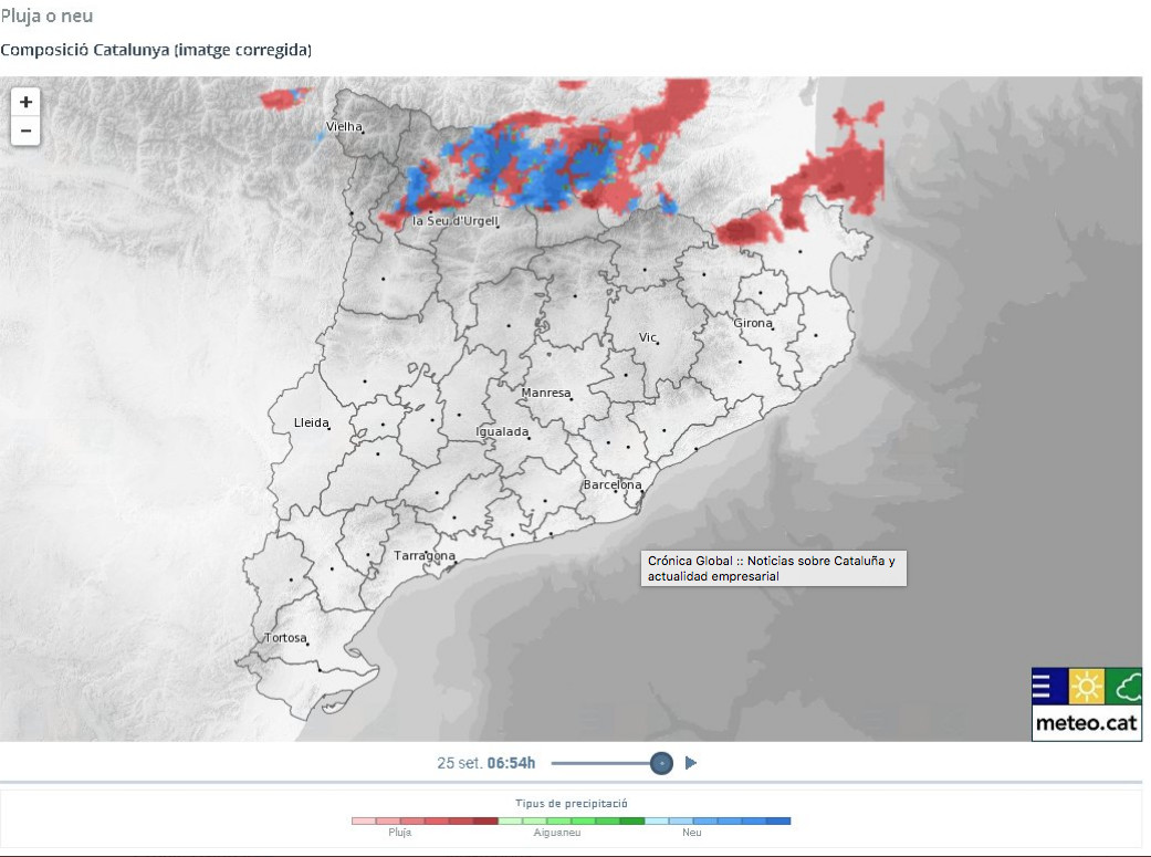 Previsión del Meteocat para este viernes 25 de septiembre de 2020 / METEOCAT