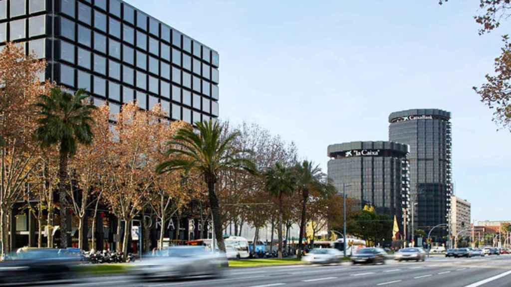 Imagen de las oficinas centrales de Caixabank en Barcelona, una de las empresas mejor preparadas para afrontar el incierto 2019 / CAIXABANK