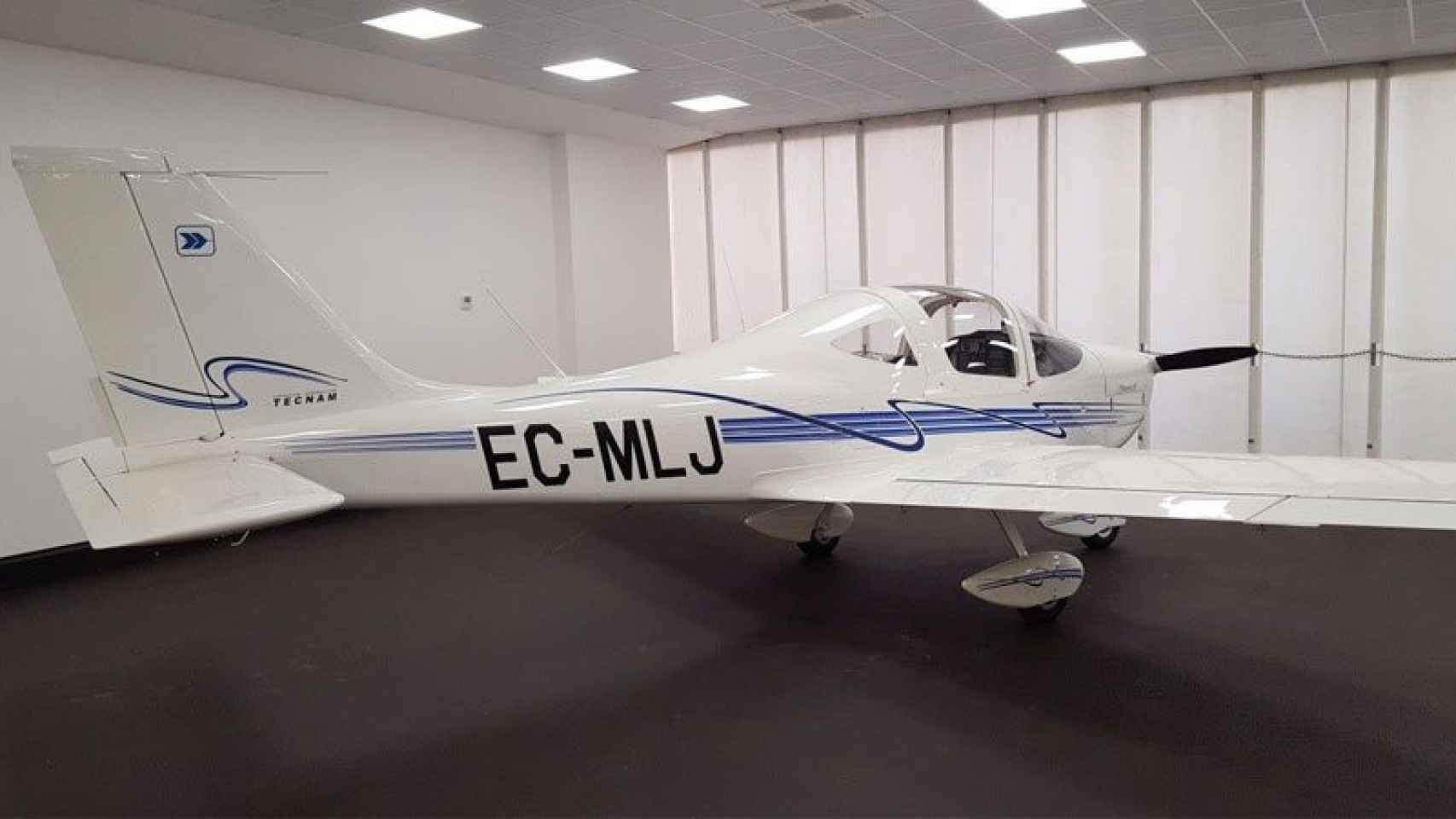 Avión de la European Aviation School of Barcelona (EAS), que los exalumnos de Top Fly piden investigar / CG