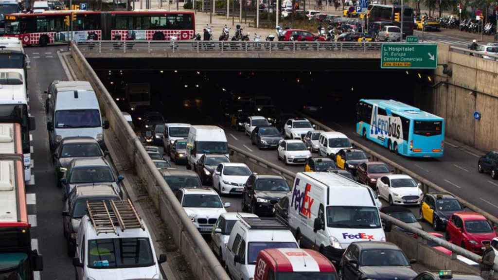 Los accesos a Barcelona se han colapsado el miércoles por la huelga del Metro.