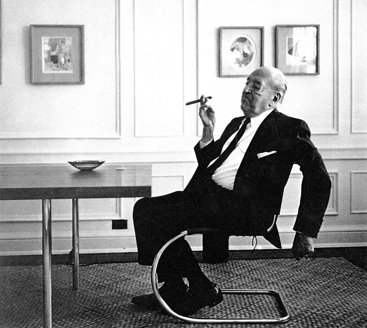 El arquitecto Mies Van der Rohe.