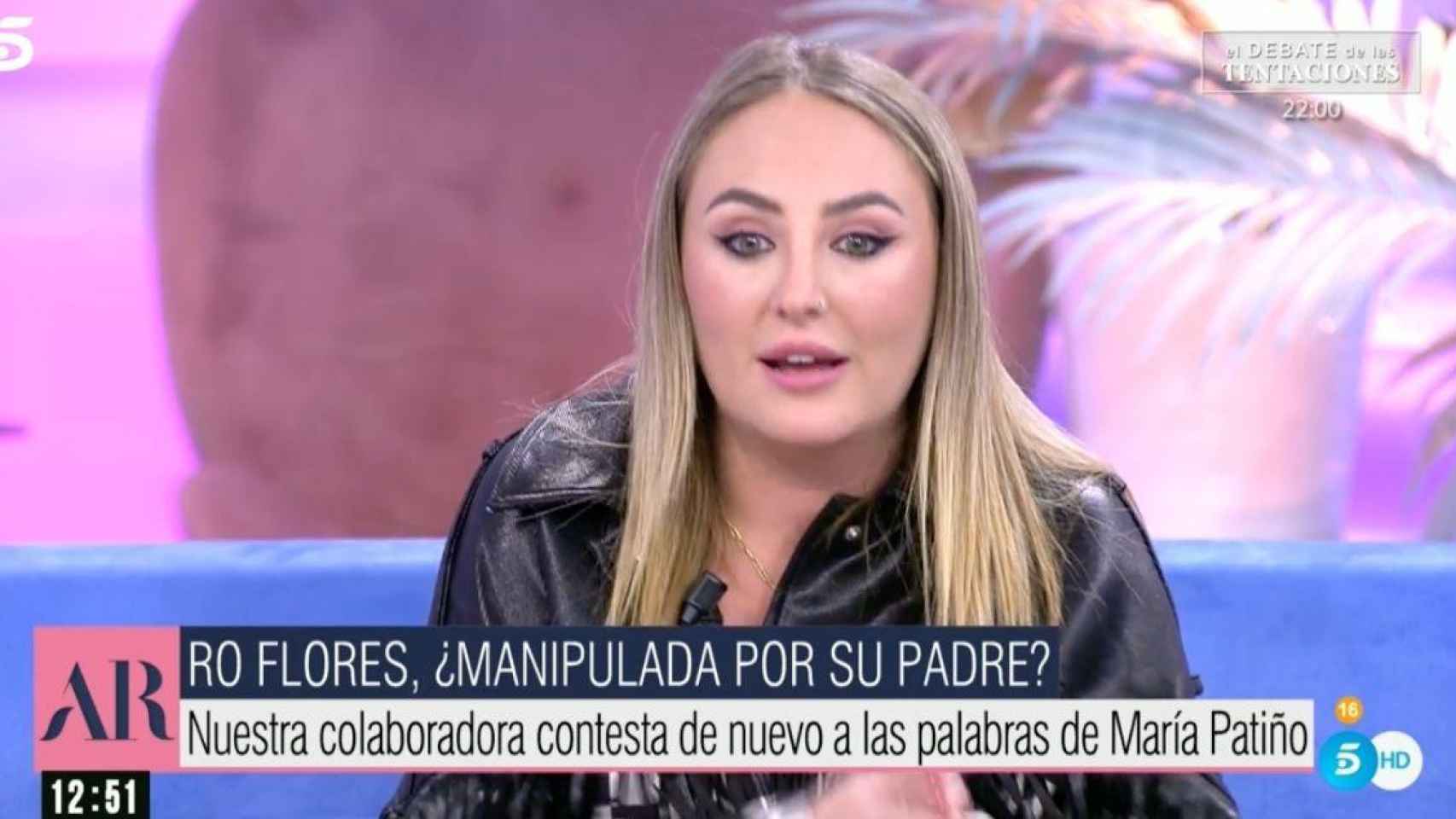 Rocío Flores en 'El Programa de Ana Rosa' / MEDIASET