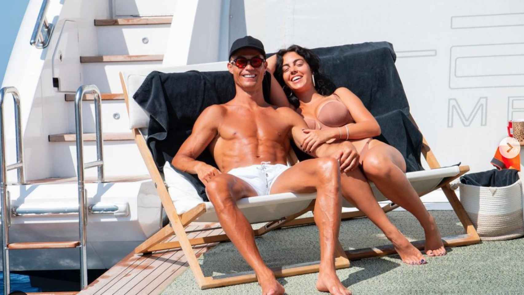 Cristiano Ronaldo y Georgina Rodríguez de vacaciones