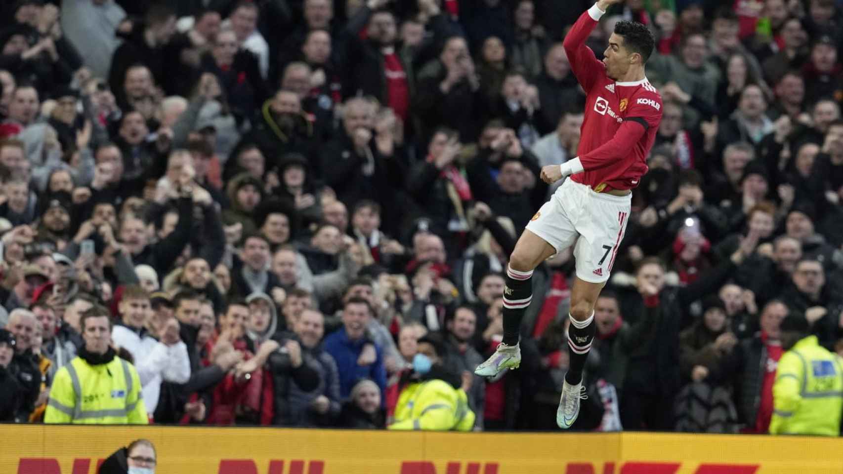 Cristiano Ronaldo, celebrando uno de sus goles ante el Tottenham / EFE