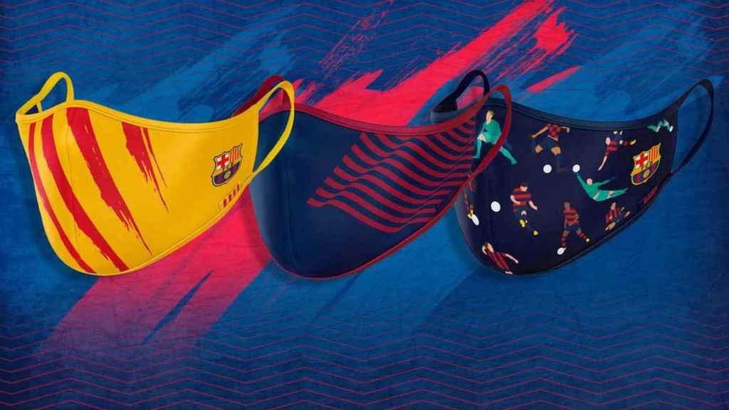 Las nuevas mascarillas del Barça /FC BARCELONA