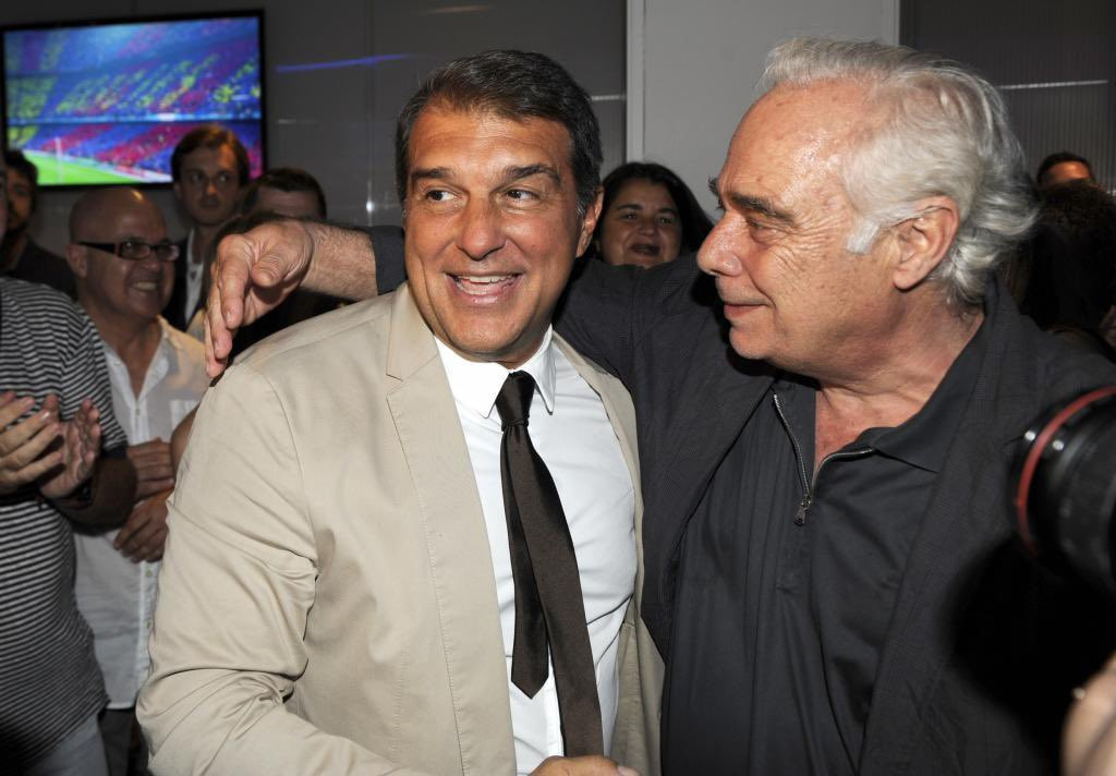 Albert Perrín junto a Joan Laporta /REDES