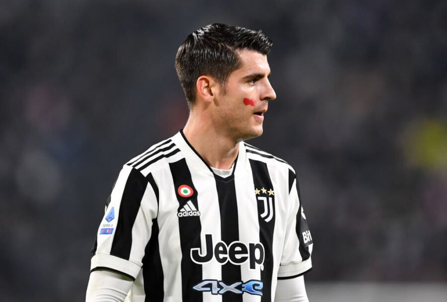 Morata en un partido con la Juventus / REDES