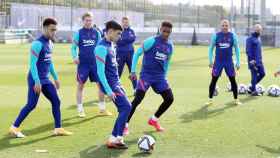 Los jugadores del Barça, en un entrenamiento | FCB