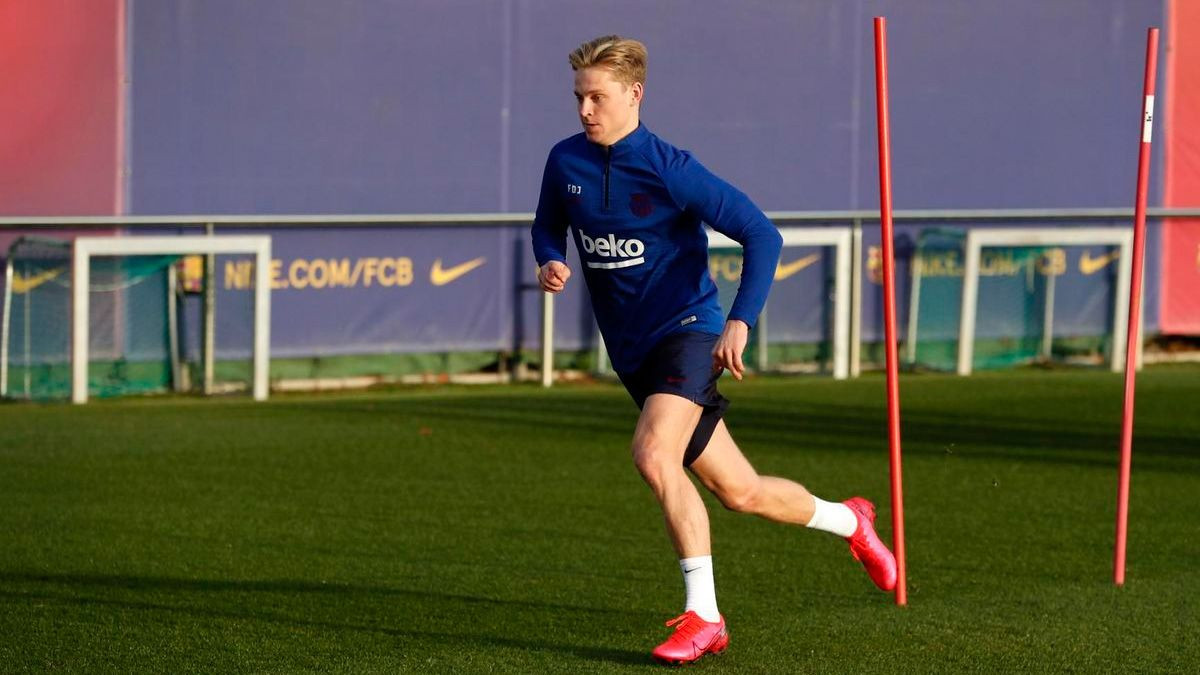 De Jong, en un entrenamiento | FCB