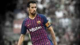 Sergio Busquets con la camiseta del Barça / FCB