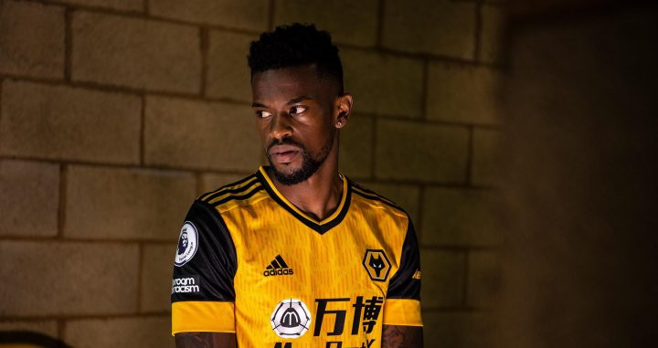 Nelson Semedo en su presentación con los Wolves / Wolverhampton