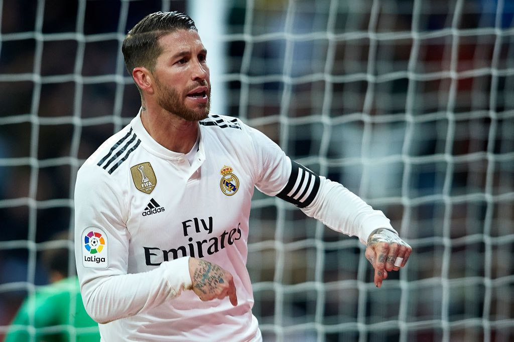 Una foto de Sergio Ramos durante un partido del Real Madrid / EFE