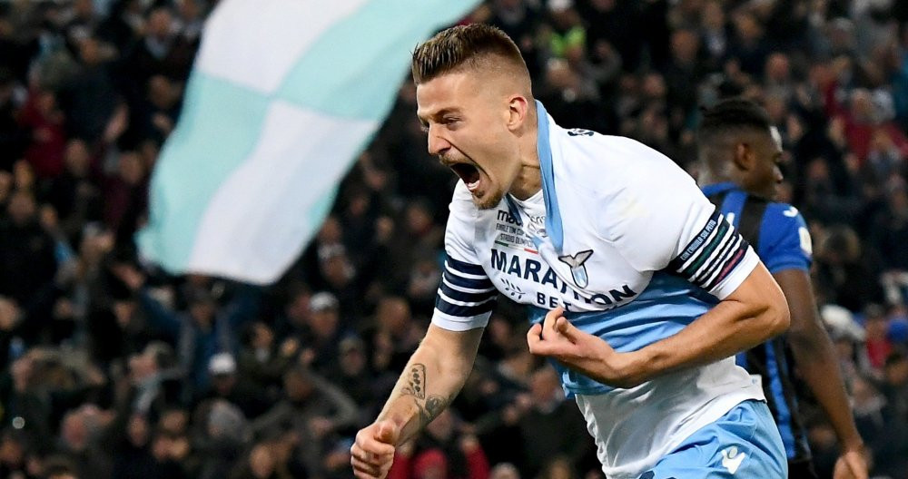 Sergej Milinkovic-Savic durante un partido /Twitter