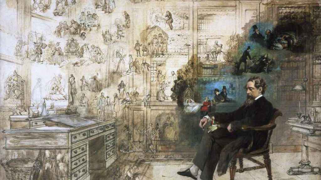 'El sueño de Dickens' (1875) / ROBERT WILLIAM BUSS