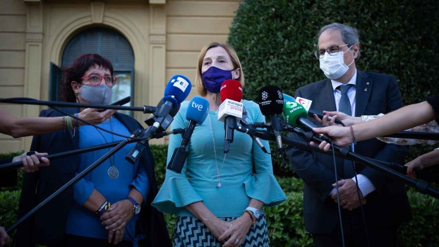 Dolors Bassa, Carme Forcadell y Quim Torra, en una imagen de archivo / EP