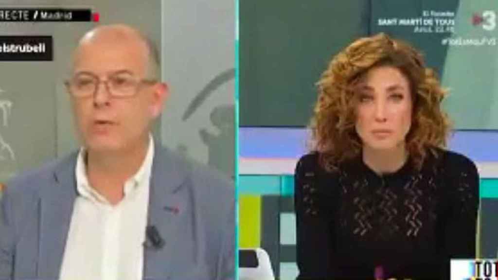 José Zaragoza, diputado del PSC en el Congreso y Helena Garcia Melero, presentadora estrella de TV3 / CCMA