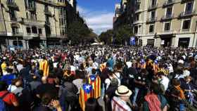 Protesta ante la sede de Economía el pasado 27 de septiembre / EFE