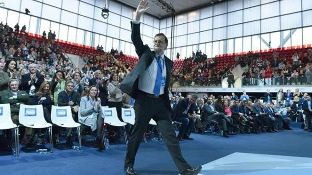 El presidente del PP, Mariano Rajoy, en la clausura del XVIII congreso de su partido / EFE