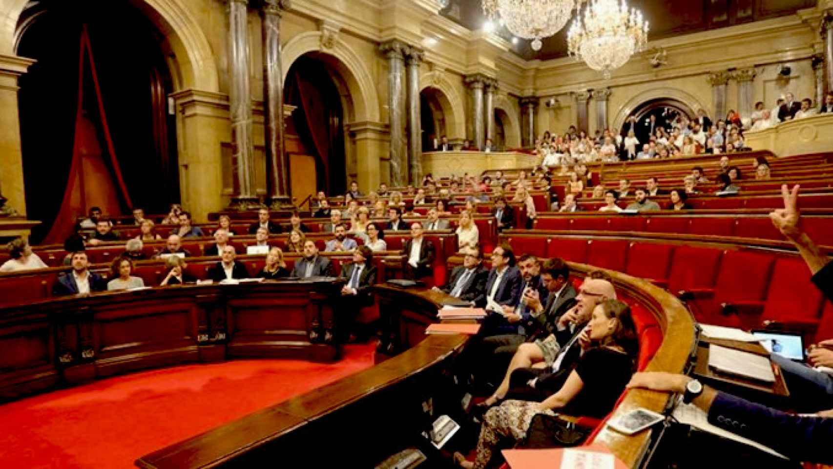 Votación del Parlament para debatir las conclusiones de la comisión de estudio del Procés Constituent.