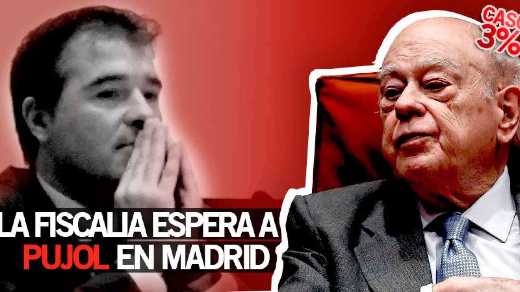 El fiscal Fernando Bermejo y el expresidente Jordi Pujol.