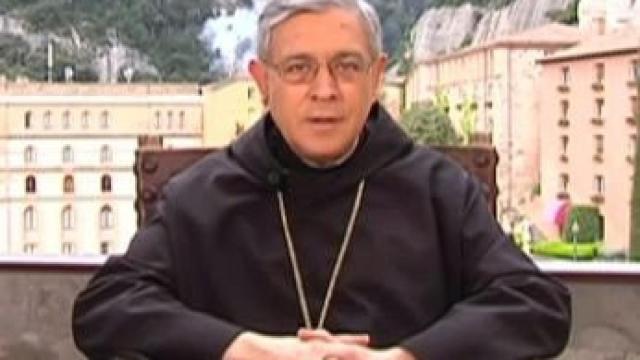 El padre abad de Montserrat, Josep Maria Soler